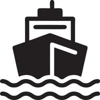 Boat icon symbol design vector image. Illustration of the ship boat transportation design image. EPS 10.