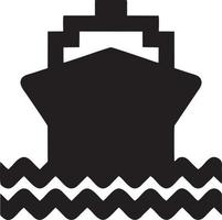 Boat icon symbol design vector image. Illustration of the ship boat transportation design image. EPS 10.