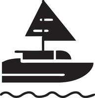 Boat icon symbol design vector image. Illustration of the ship boat transportation design image. EPS 10.