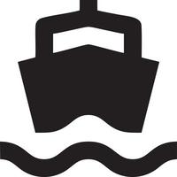 Boat icon symbol design vector image. Illustration of the ship boat transportation design image. EPS 10.