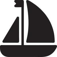 Boat icon symbol design vector image. Illustration of the ship boat transportation design image. EPS 10.