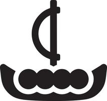 Boat icon symbol design vector image. Illustration of the ship boat transportation design image. EPS 10.