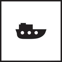 Boat icon symbol design vector image. Illustration of the ship boat transportation design image. EPS 10.