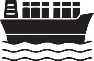 Boat icon symbol design vector image. Illustration of the ship boat transportation design image. EPS 10.