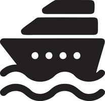 Boat icon symbol design vector image. Illustration of the ship boat transportation design image. EPS 10.