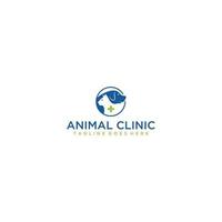 Pet care logo design. Pet shop and Veterinary logo concept. Vector logo template