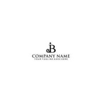 JB initial monogram logo design vector