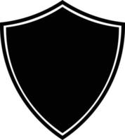 Shield icon vector . Security symbol . Protection sign