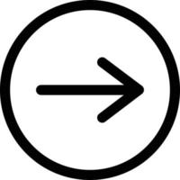 Right arrow back button . Arrow sign icon. Next button vector