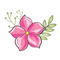 hand drawing flowers element set 01 vector