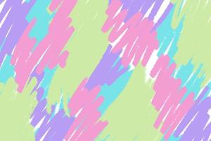 Trendy background with brush strokes of charcoal in vibrant colors vector