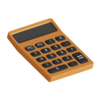 3d prestados naranja color calculadora Perfecto para diseño proyecto