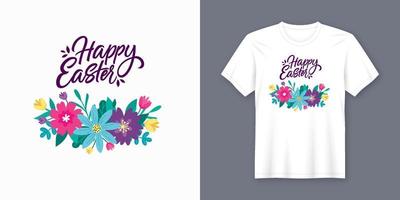 Happy Easter funny t-shirt design template .easy to print.funny Easter day all purpose t shirt for man . women and children vector