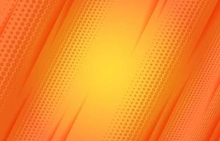 Orange Halftone Background vector