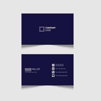 Creative and Modern Corporate Business Card Design Template vector