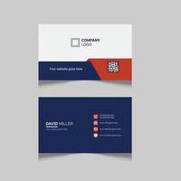 creativo y moderno corporativo negocio tarjeta diseño modelo vector