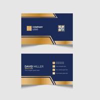 Creative and Modern Corporate Business Card Design Template vector