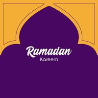 Ramadan Kareem greeting card islamic vector design