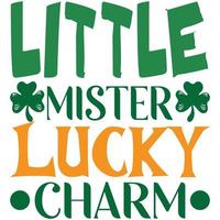 little mister lucky charm vector