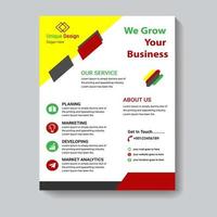 Corporate Flyer Design, business Flyer templates, business brochure flyer poster vector design template, business flyer poster design template.