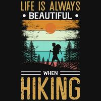 montaña excursionismo aventuras gráficos camiseta diseño vector