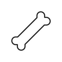 Editable Icon of Bone, Vector illustration isolated on white background. using for Presentation, website or mobile app