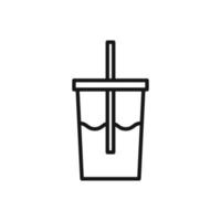 Editable Icon of Beverage, Vector illustration isolated on white background. using for Presentation, website or mobile app