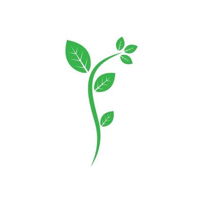 green leaf ecology nature element vector icon of go green