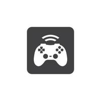 video game controller logo icon vector illustration