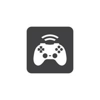 vídeo juego controlador logo icono vector ilustración