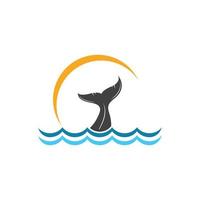 whale tail icon vector illustration design