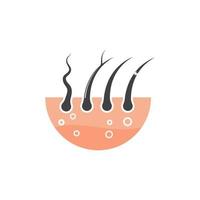 hair root icon vector illustration design