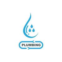 plumbing vector illustration logo icon