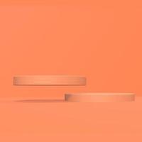 3d, pallet, background, orange, ladder photo