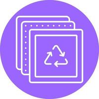 Fabric Recycle Icon Style vector