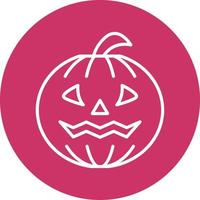 Halloween Pumpkin Icon Style vector