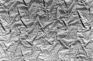 Grey fabric with wrinkled pattern photo