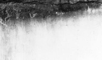 Texture white cement wall with stain and crack background photo