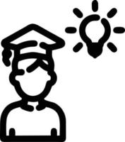 Idea solution icon symbol vector image. Illustration of the creative innovation concept design. EPS 10