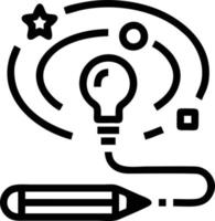 Idea solution icon symbol vector image. Illustration of the creative innovation concept design. EPS 10