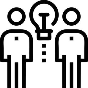 Idea solution icon symbol vector image. Illustration of the creative innovation concept design. EPS 10