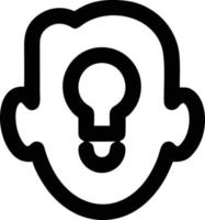 Idea solution icon symbol vector image. Illustration of the creative innovation concept design. EPS 10