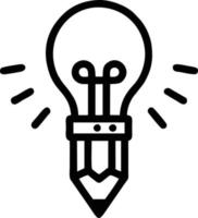 Idea solution icon symbol vector image. Illustration of the creative innovation concept design. EPS 10