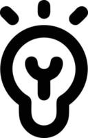 Idea solution icon symbol vector image. Illustration of the creative innovation concept design. EPS 10