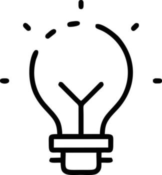Idea solution icon symbol vector image. Illustration of the creative innovation concept design. EPS 10