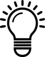 Idea solution icon symbol vector image. Illustration of the creative innovation concept design. EPS 10