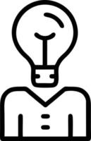 Idea solution icon symbol vector image. Illustration of the creative innovation concept design. EPS 10