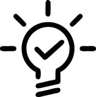 Idea solution icon symbol vector image. Illustration of the creative innovation concept design. EPS 10