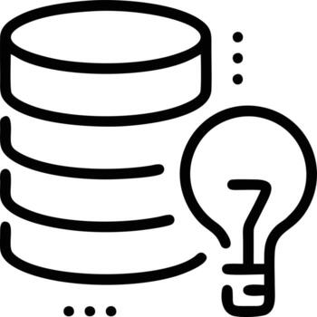 Idea solution icon symbol vector image. Illustration of the creative innovation concept design. EPS 10