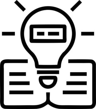 Idea solution icon symbol vector image. Illustration of the creative innovation concept design. EPS 10